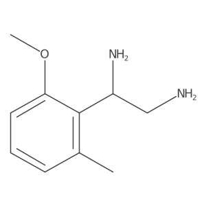 1-(2-Methoxy-6-methylphenyl)ethane-1,2-diamine Structure