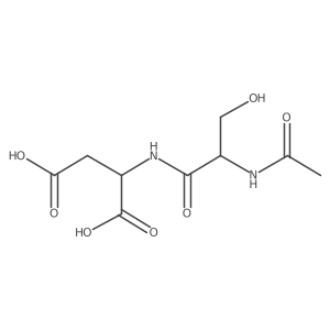 N-Acetyl-serylaspartic acid结构式