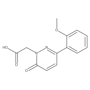 2-(3-(2-methoxyphenyl)-6-oxopyridazin-1(6H)-yl)acetic acid结构式