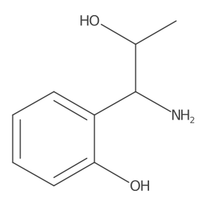 2-((1S)-1-Amino-2-hydroxypropyl)phenol结构式