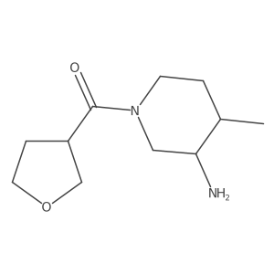(3-Amino-4-methylpiperidin-1-yl)(tetrahydrofuran-3-yl)methanone Structure