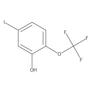 5-Iodo-2-(trifluoromethoxy)phenol结构式
