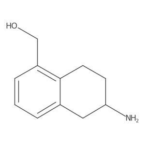 (R)-(6-Amino-5,6,7,8-tetrahydronaphthalen-1-yl)methanol Structure