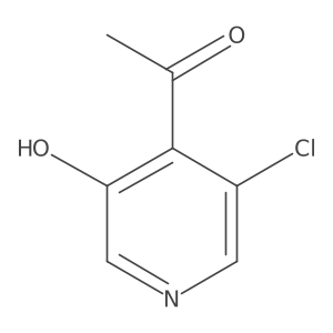 1-(3-Chloro-5-hydroxypyridin-4-YL)ethanone Structure