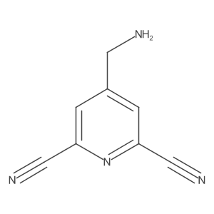4-(Aminomethyl)pyridine-2,6-dicarbonitrile Structure