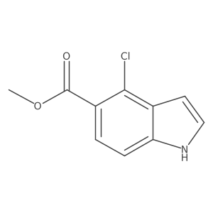 Methyl 4-chloro-1H-indole-5-carboxylate Structure