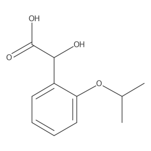 2-Hydroxy-2-[2-(propan-2-yloxy)phenyl]acetic acid Structure