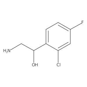 2-Amino-1-(2-chloro-4-fluorophenyl)ethan-1-ol Structure