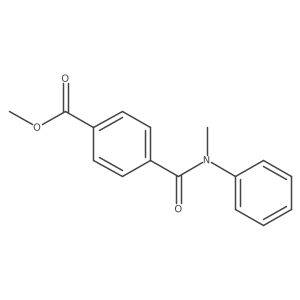 Methyl 4-[methyl(phenyl)carbamoyl]benzoate结构式