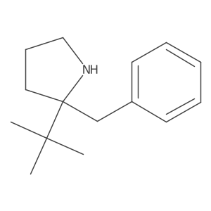 2-Benzyl-2-tert-butylpyrrolidine Structure