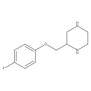 (R)-2-((4-Fluorophenoxy)methyl)piperazine Structure