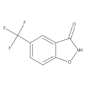 5-(Trifluoromethyl)-2,3-dihydro-1,2-benzoxazol-3-one结构式