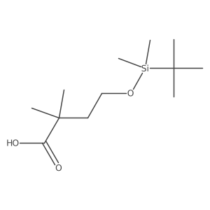 4-[Tert-butyl(dimethyl)silyl]oxy-2,2-dimethylbutanoic acid Structure