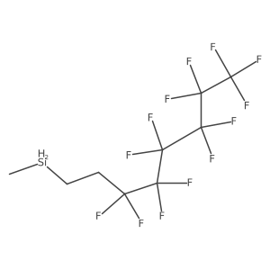 C[SiH2]CCC(F)(F)C(F)(F)C(F)(F)C(F)(F)C(F)(F)C(F)(F)F结构式
