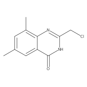 2-(Chloromethyl)-6,8-dimethyl-4(3h)-quinazolinone Structure