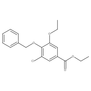 Ethyl 4-(benzyloxy)-3-chloro-5-ethoxybenzoate Structure