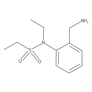 N-[2-(aminomethyl)phenyl]-N-ethylethane-1-sulfonamide Structure