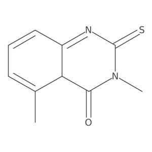 3,5-dimethyl-2-sulfanylidene-4aH-quinazolin-4-one结构式