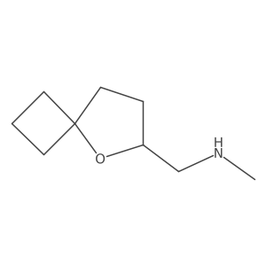 Methyl({5-oxaspiro[3.4]octan-6-yl}methyl)amine Structure