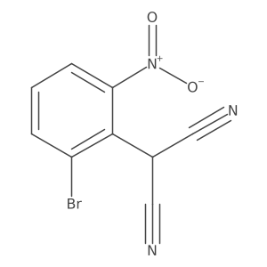 2-(2-Bromo-6-nitrophenyl)malononitrile结构式