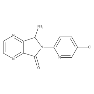 7-Amino-6-(5-chloropyridin-2-yl)-6,7-dihydro-5H-pyrrolo[3,4-b]pyrazin-5-one Structure