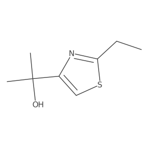 2-(2-Ethylthiazol-4-yl)propan-2-ol结构式