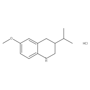 6-Methoxy-3-(propan-2-yl)-1,2,3,4-tetrahydroquinoline hydrochloride Structure