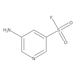 5-Aminopyridine-3-sulfonyl fluoride结构式