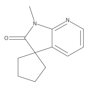 Spiro[cyclopentane-1,3'-[3h]pyrrolo[2,3-b]pyridin]-2'(1'h)-one,1'-methyl- Structure