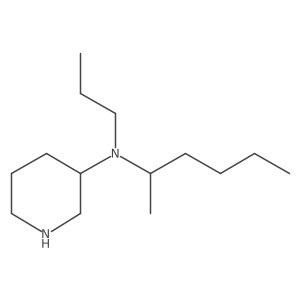 N-(hexan-2-yl)-N-propylpiperidin-3-amine结构式