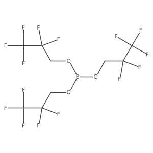 Tris(2,2,3,3,3-pentafluoropropyl)borate Structure