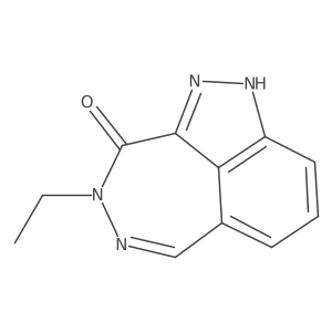 11-Ethyl-2,3,10,11-tetraazatricyclo[6.4.1.0,4,13]trideca-1,4(13),5,7,9-pentaen-12-one结构式