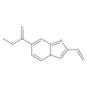 Methyl 2-formylimidazo[1,2-a]pyridine-7-carboxylate Structure