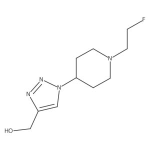 (1-(1-(2-fluoroethyl)piperidin-4-yl)-1H-1,2,3-triazol-4-yl)methanol Structure
