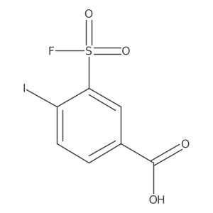 3-(Fluorosulfonyl)-4-iodobenzoic acid Structure