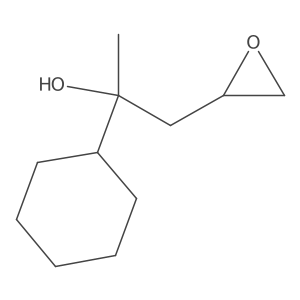 2-Cyclohexyl-1-(oxiran-2-yl)propan-2-ol Structure