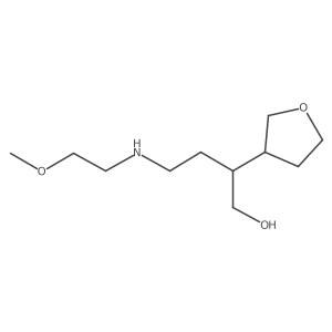 4-[(2-Methoxyethyl)amino]-2-(oxolan-3-yl)butan-1-ol Structure