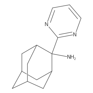 2-(Pyrimidin-2-yl)adamantan-2-amine Structure