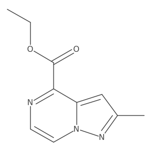 Ethyl 2-methylpyrazolo[1,5-a]pyrazine-4-carboxylate Structure