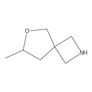7-Methyl-6-oxa-2-azaspiro[3.4]octane Structure