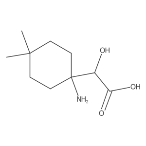2-(1-Amino-4,4-dimethylcyclohexyl)-2-hydroxyacetic acid Structure