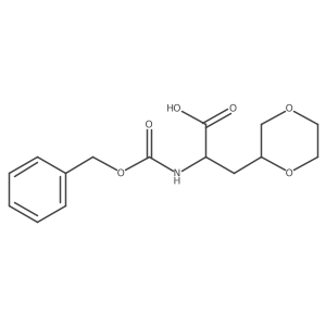2-{[(Benzyloxy)carbonyl]amino}-3-(1,4-dioxan-2-yl)propanoic acid结构式