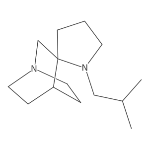 1'-(2-Methylpropyl)-4-azaspiro[bicyclo[2.2.2]octane-2,2'-pyrrolidine]结构式