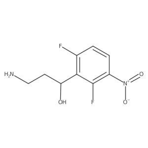 (1S)-3-amino-1-(2,6-difluoro-3-nitrophenyl)propan-1-ol Structure