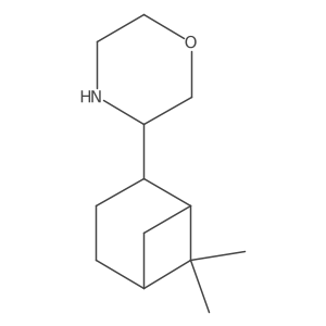 3-{6,6-Dimethylbicyclo[3.1.1]heptan-2-yl}morpholine结构式