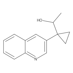 1-[1-(Quinolin-3-yl)cyclopropyl]ethan-1-ol Structure