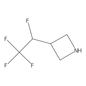 3-(1,2,2,2-Tetrafluoroethyl)azetidine结构式