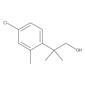 2-(4-Chloro-2-methylphenyl)-2-methylpropan-1-ol Structure