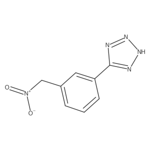 5-[3-(nitromethyl)phenyl]-1H-1,2,3,4-tetrazole结构式