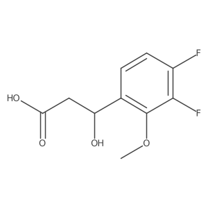 3-(3,4-Difluoro-2-methoxyphenyl)-3-hydroxypropanoic acid Structure